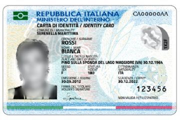 Rilascio carta d&#39;identit&#224; elettronica (CIE) - scadenza di tutte le carte d&#39;identit&#224; cartacee al 03/08/2026