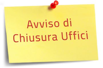 Avviso chiusura ufficio Anagrafe